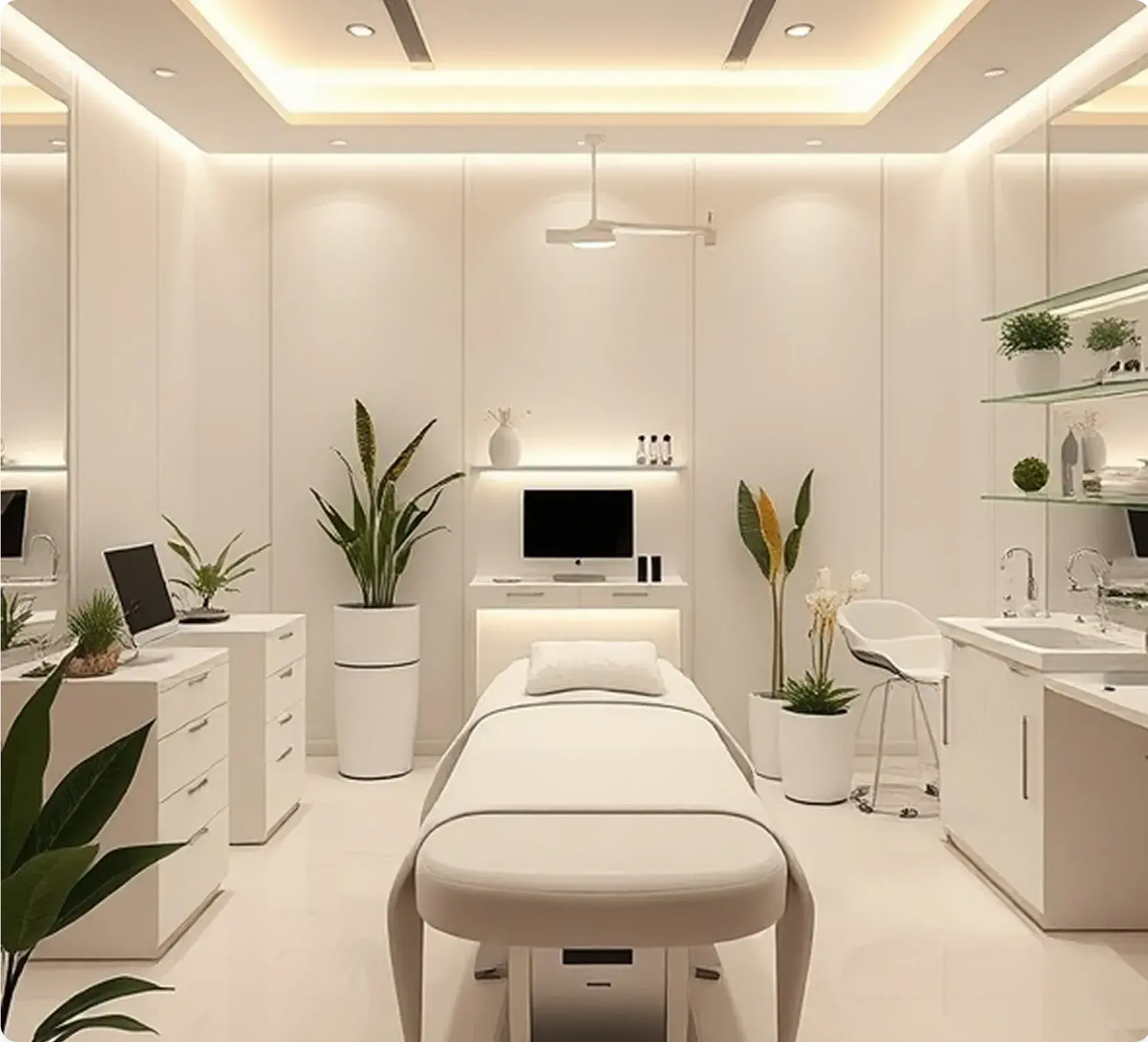 luxury Spa Treatment Room For Facial And Skincare Services. webp