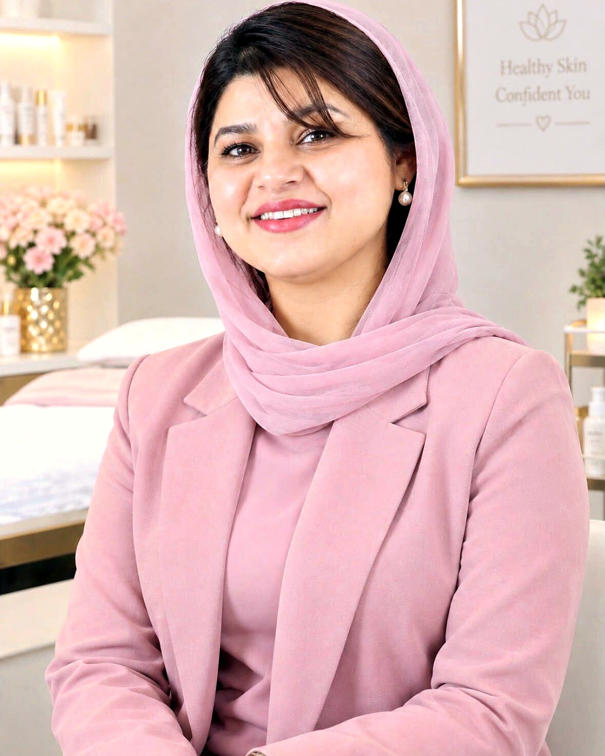 Nayab, owner and esthetician at Princess Spa by Nayab